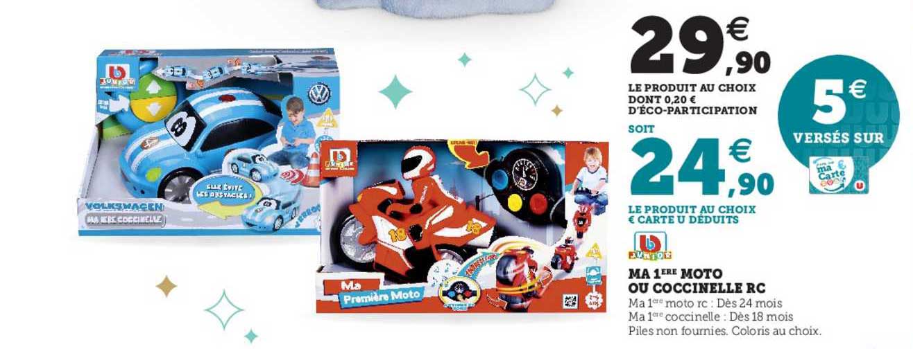 ma 1ère moto ou coccinelle rc