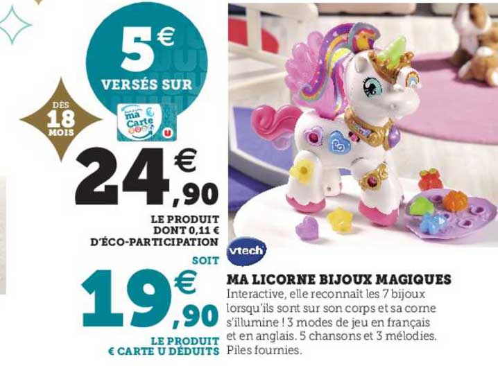 ma licorne bijoux magiques vtech