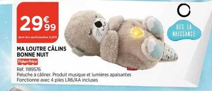 ma loutre câlins bonne nuit fisher-price