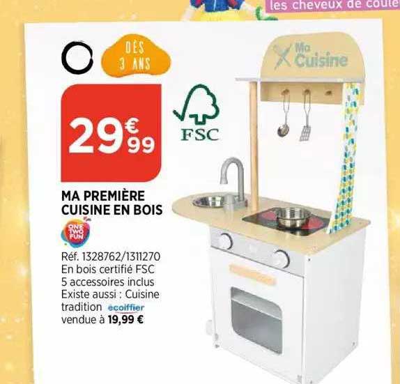 ma première cuisine en bois on two fun