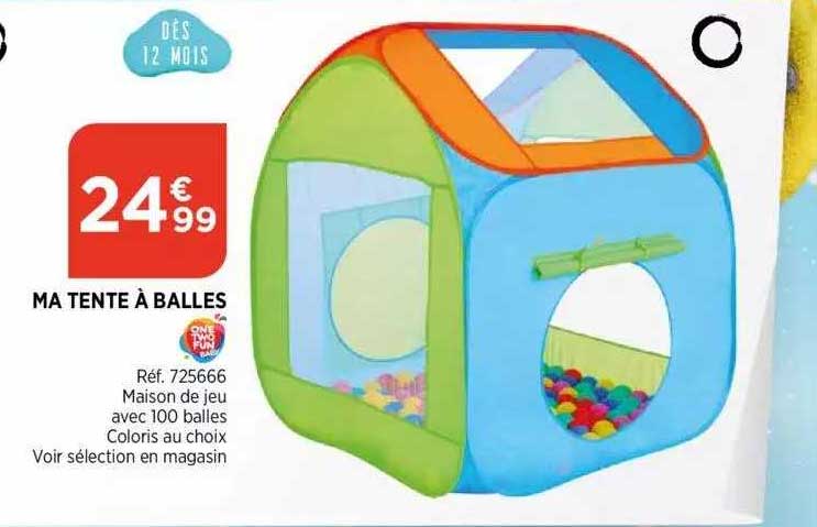 ma tente à balles one two fun