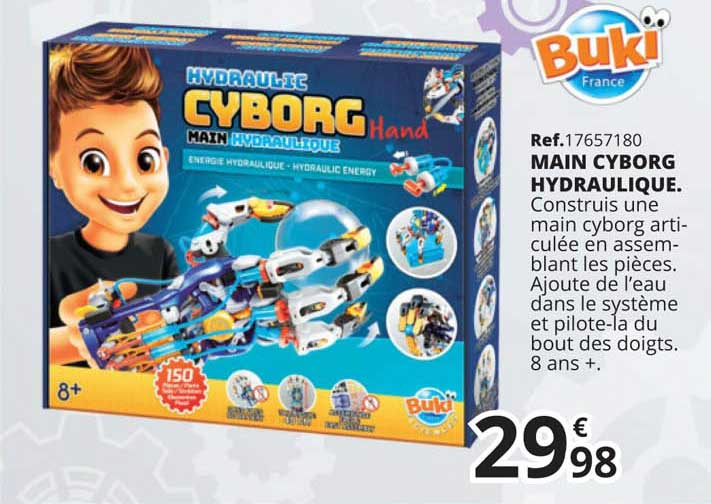 main cyborg hydraulique buki