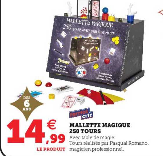 mallette magique 250 tours