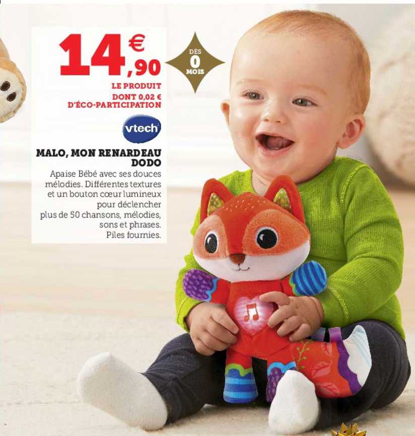 malo, mon renardeau dodo vtech