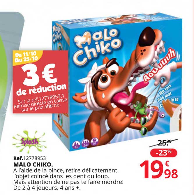 malo chiko splash