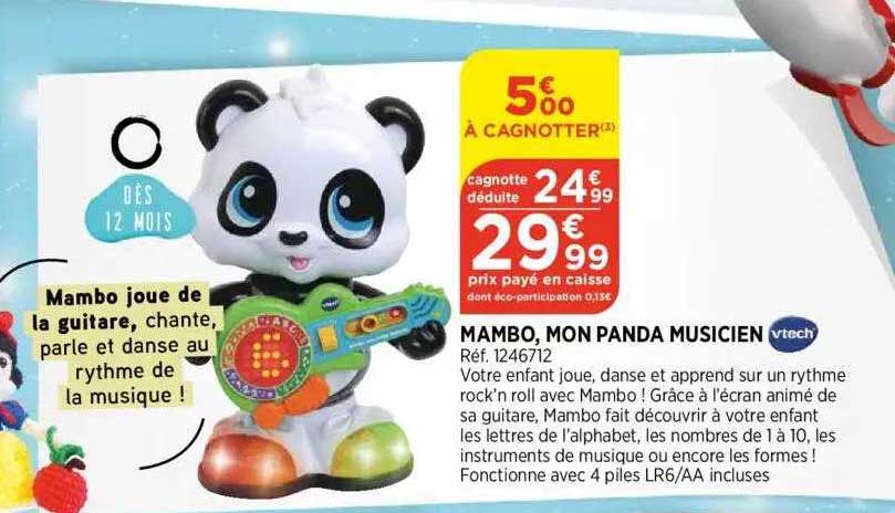 mambo, mon panda musicien vtech