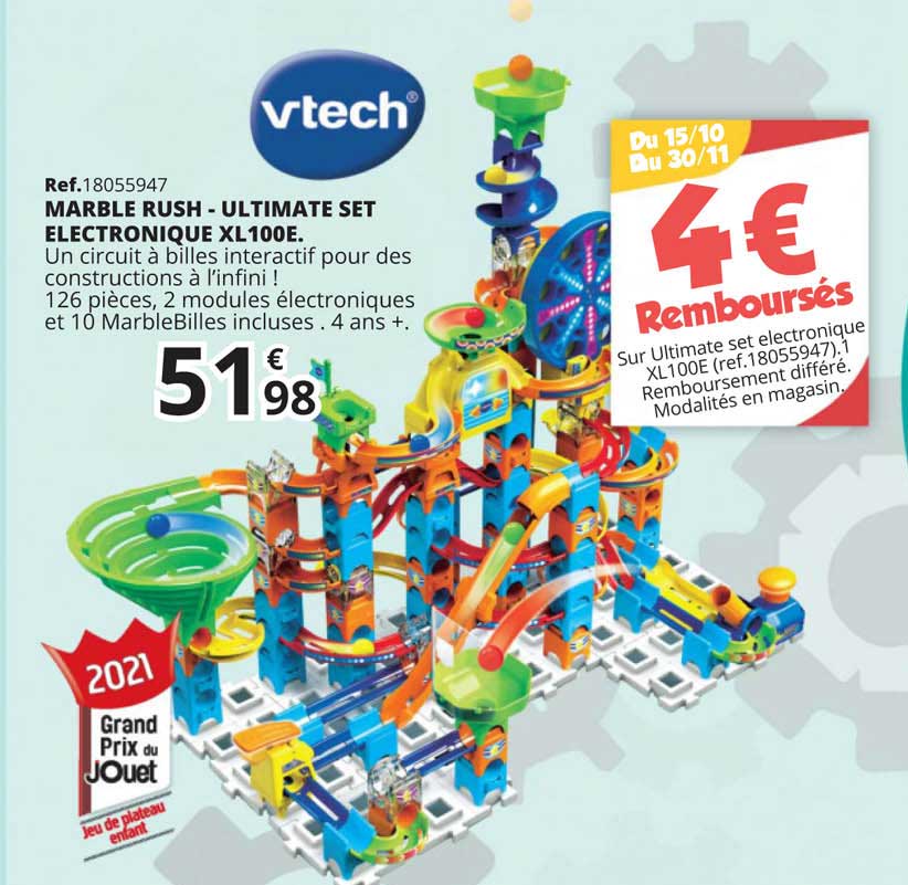 marble rush - ultimate set electronique xl 100e