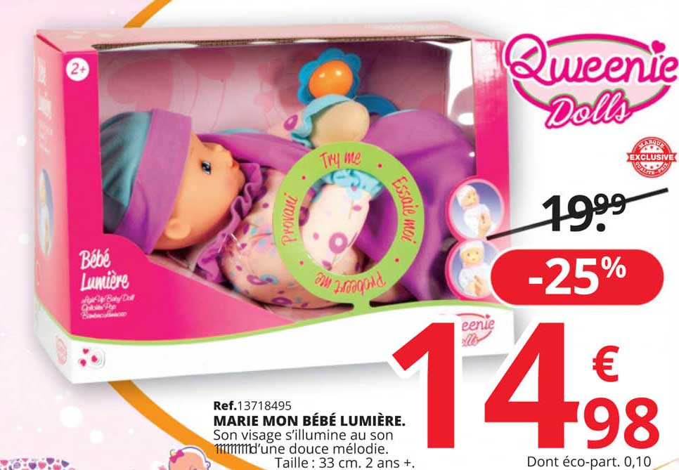 marie mon bébé lumière qweenie dolls