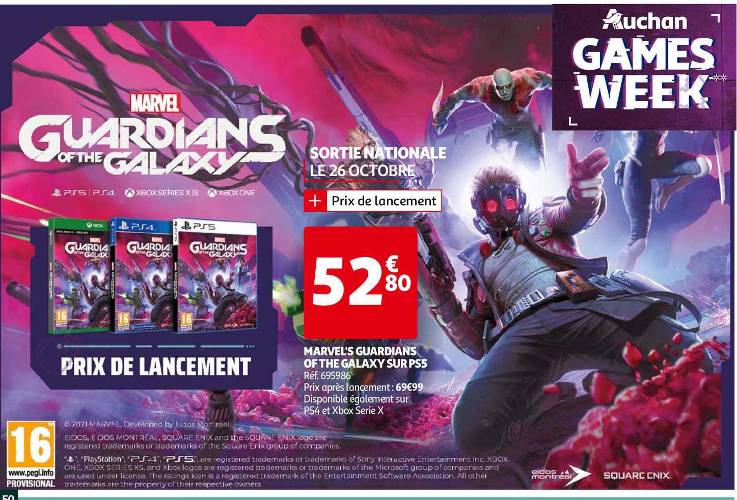 marvel's guardians of the galaxy sur ps5