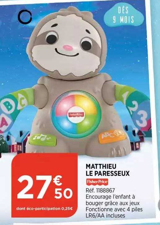 Matthieu Le Paresseux Fisher Price