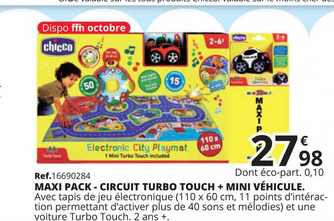 Maxi Pack - Circuit Turbo Touch + Mini Véhicule