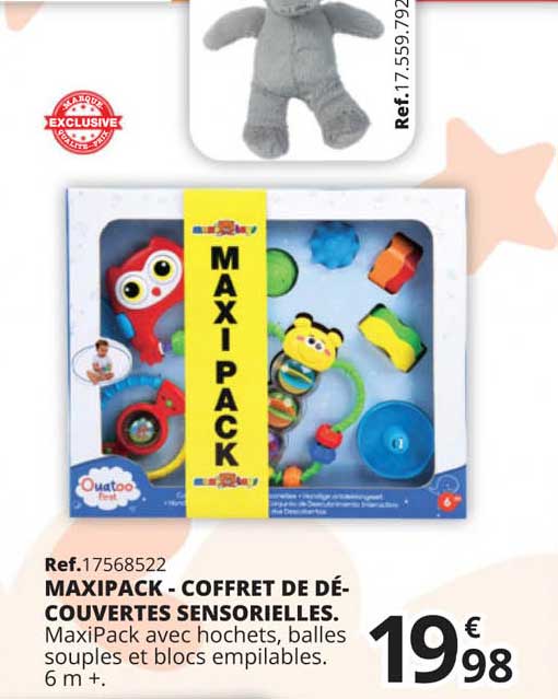 maxipack coffret de découvertes sensorielles