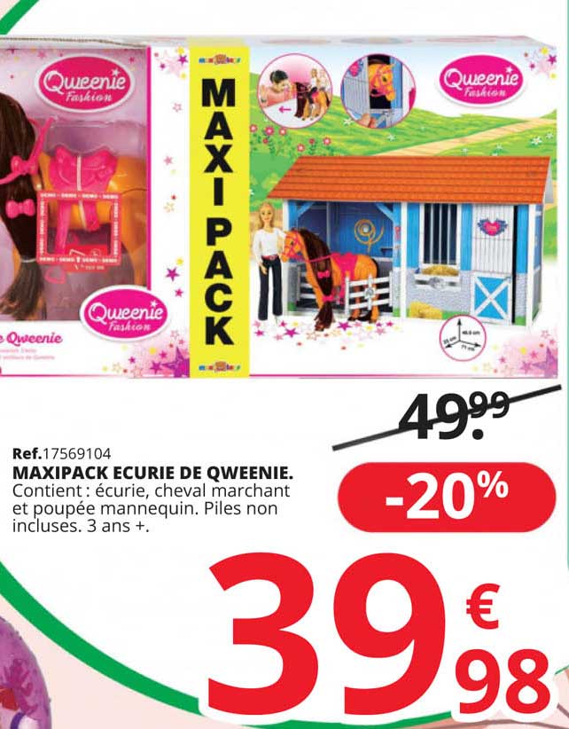 maxipack écurie de qweenie