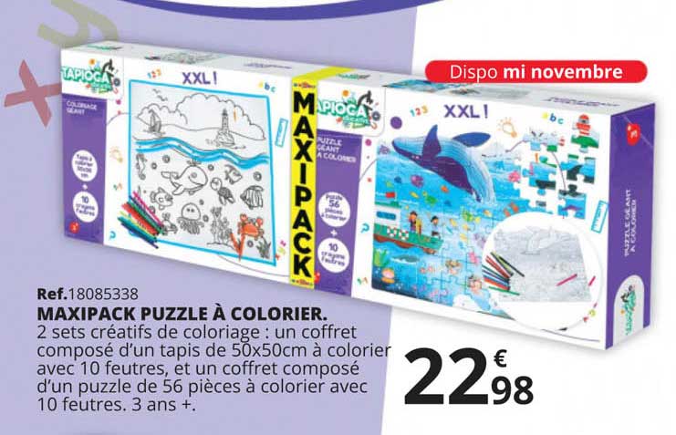 maxipack puzzle à colorier