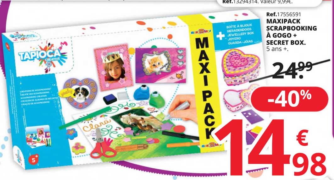 maxipack scrapbooking à gogo + secret box