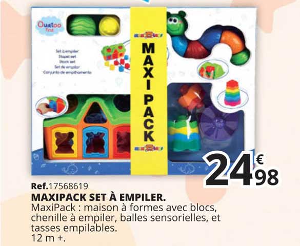 maxipack set à empiler