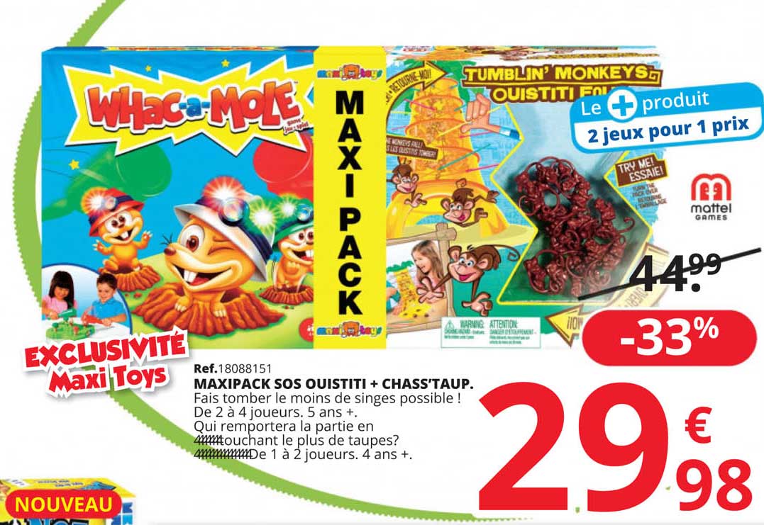 maxipack sos ouistit + chass'taup