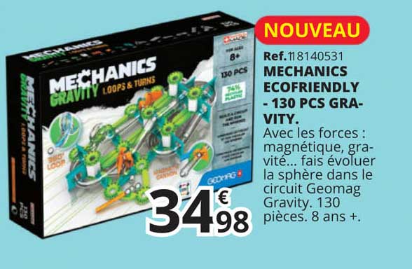 mechanics ecofriendly - 130 pcs gravity
