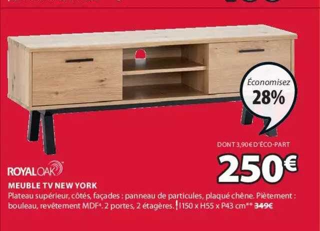 meuble tv new york royaloak