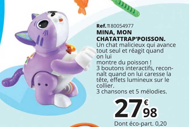 mina mon chatattrap'poisson