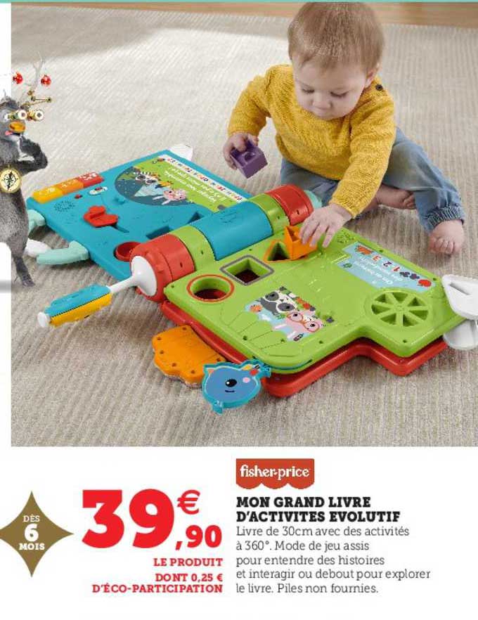 Mon Grand Livre D'activités évolutif Fisher-price
