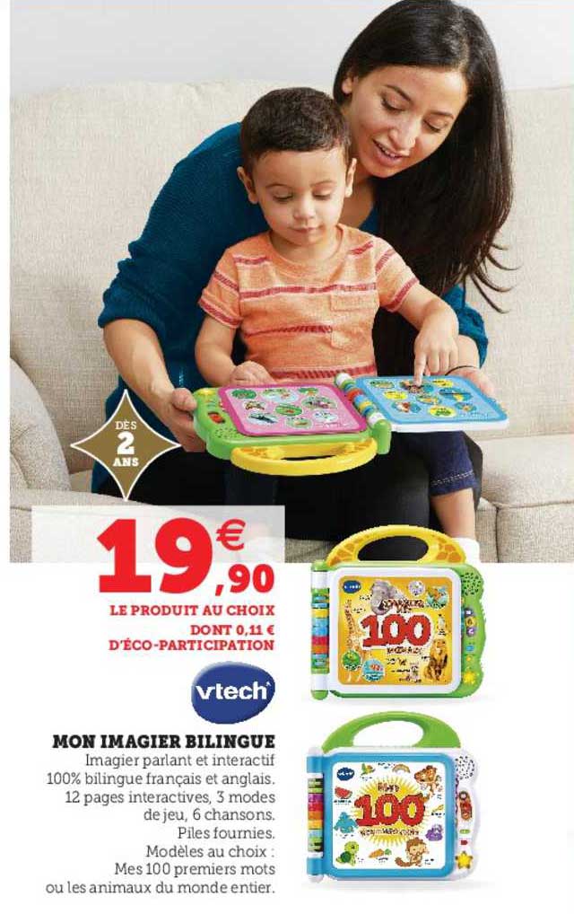 mon imagier bilingue vtech