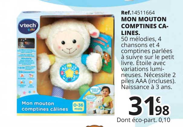 mon mouton comptines calines vtech baby