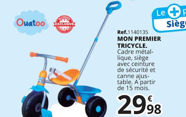 mon premier tricycle