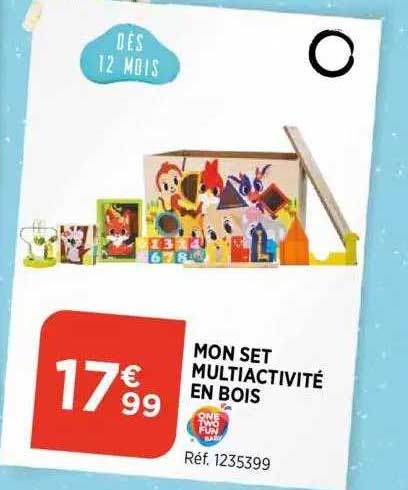 mon set multiactivité en bois one two fun