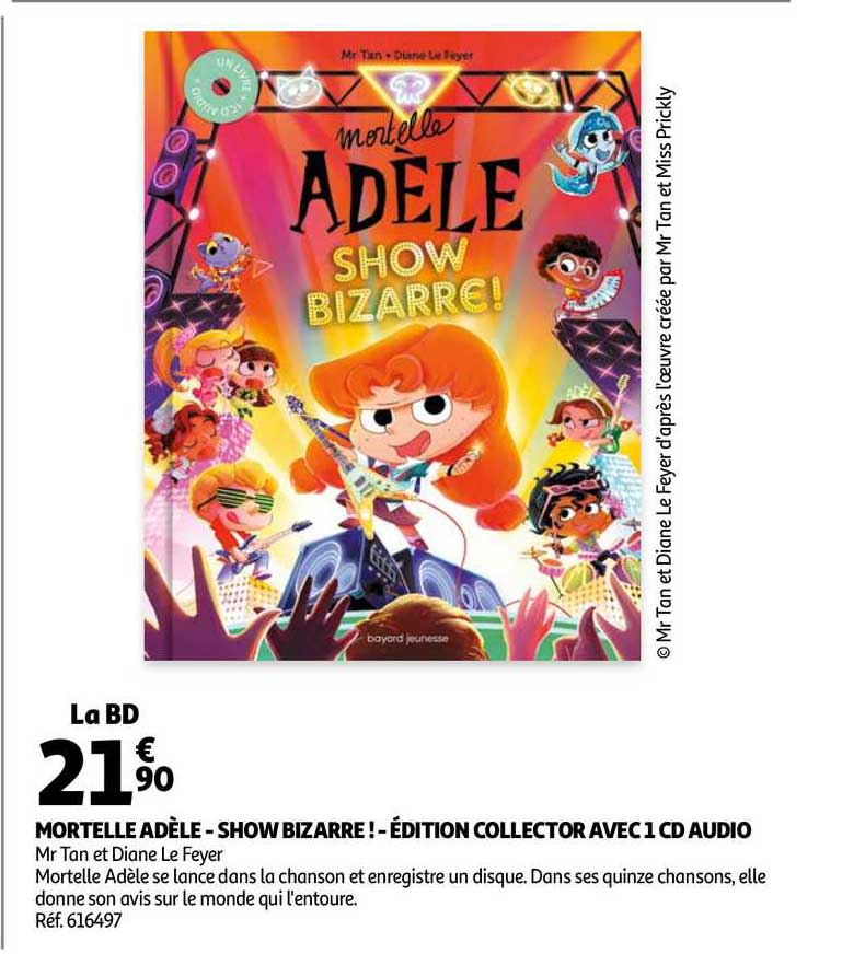 Mortelle Adèle - Show Bizzarre ! édition Collector Avec 1 Cd Audio