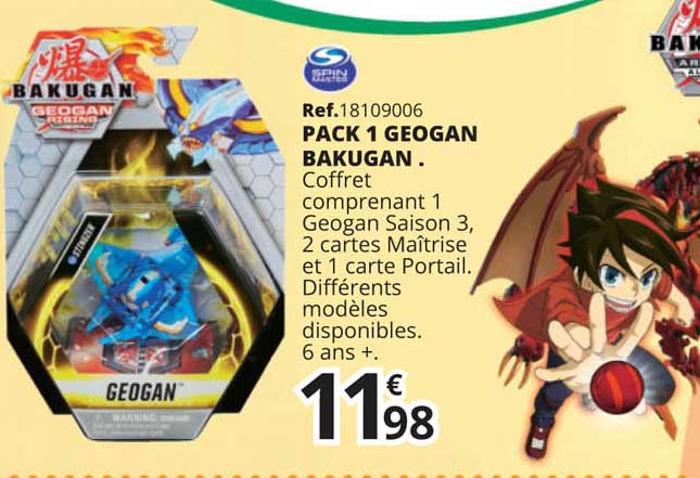 Pack 1 Geogan Bakugan