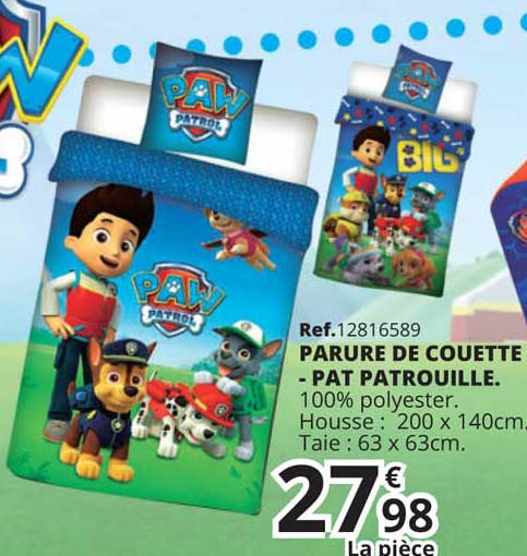 Parure De Couette - Pat Patrouille