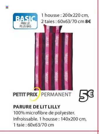 parure de lit lilly