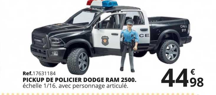 pickup de policier rodge ram 2500.