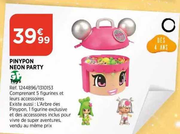pinypon neon party