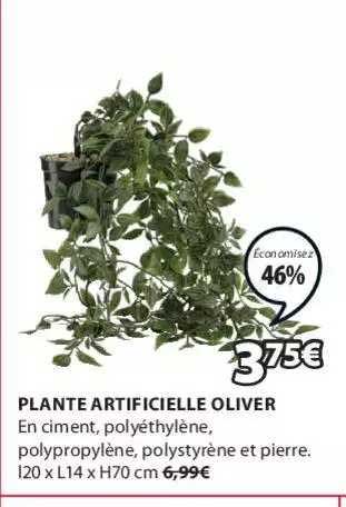 Plante Artificielle Oliver