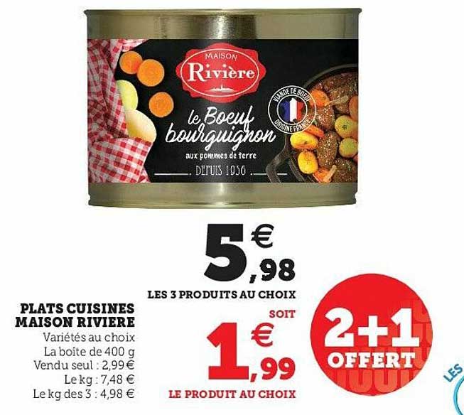 Plats Cuisinés Maison Rivière