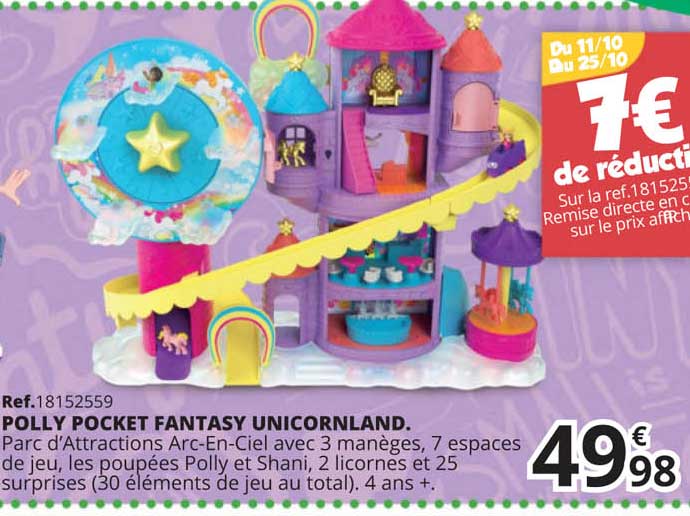 polly pocket fantasy unicornland
