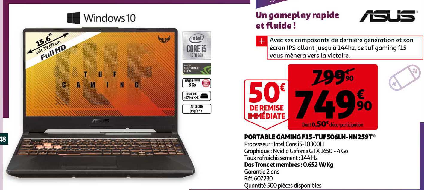 Portable Gaming F15-tuf506lh-hn259t Asus