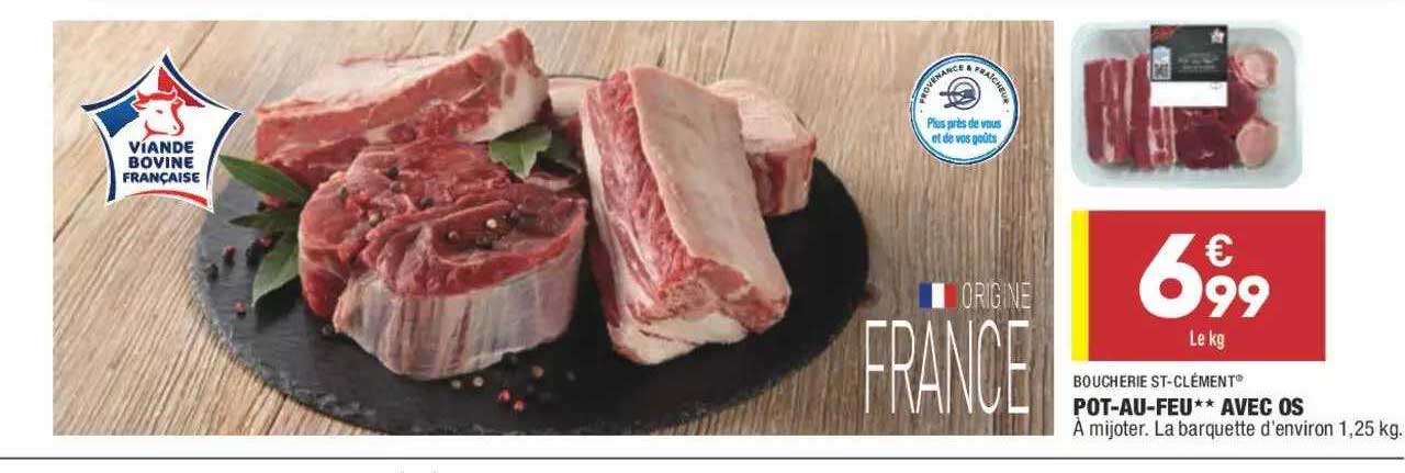 Pot-au-feu Avec Os Boucherie St-clément®