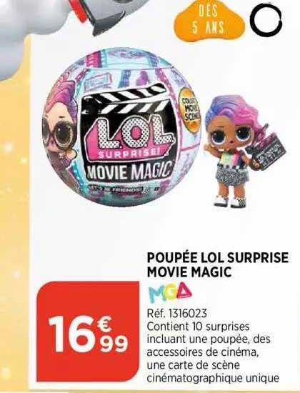 poupée lol surprise movie magic