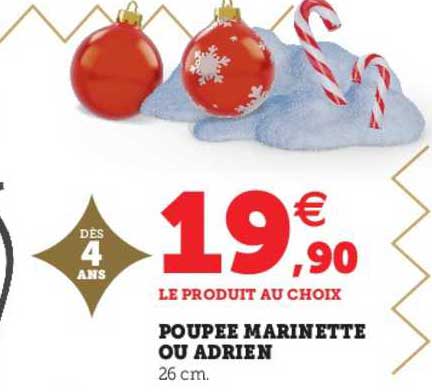 poupée marinette ou adrien