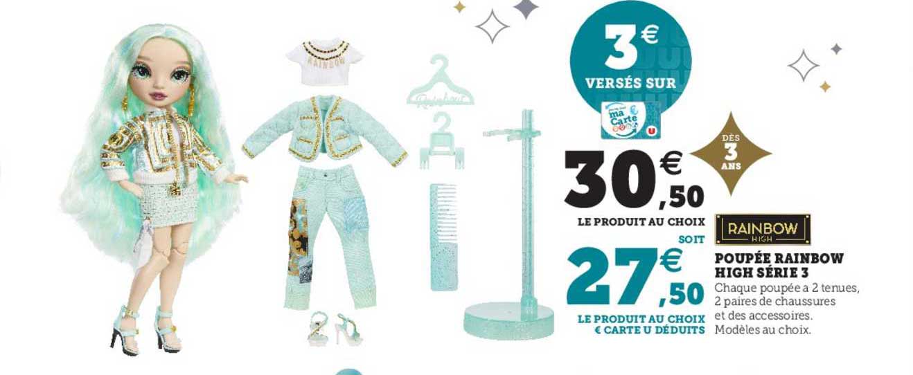 poupée rainbow high série 3