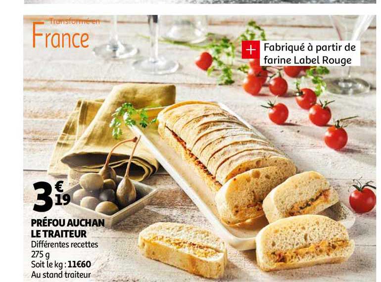 Préfou Auchan Le Traiteur