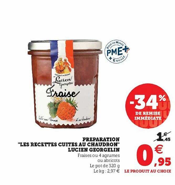 préparation "les recettes cuites au chaudron" lucien georgelin