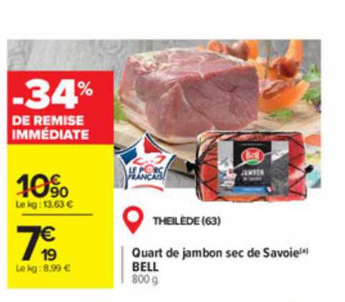 Quart De Jambon Sec De Savoie Bell