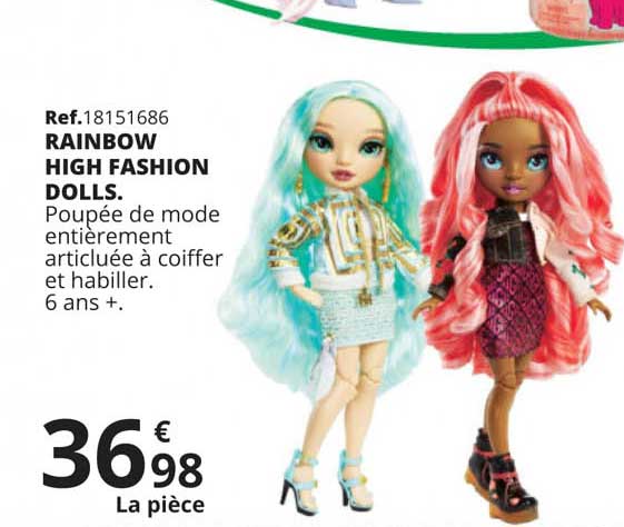 rainbow high fashion dolls