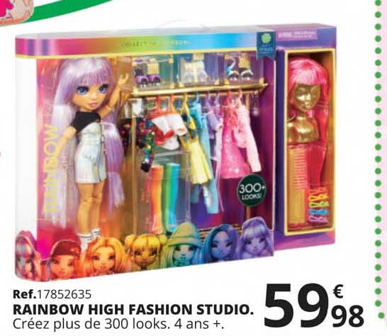 rainbow high fashion studio