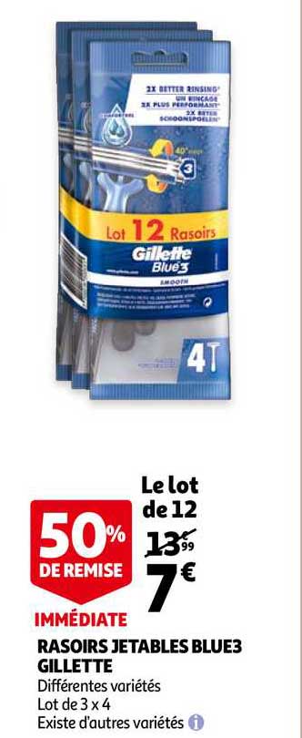 rasoirs jetables blue3 gillettes