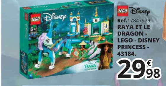 raya et le dragon - lego - disney princess